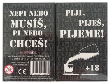 Alko hra - PIJI, PIJEŠ, PIJEME! CZ verzia