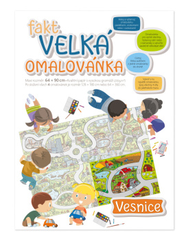 Fakt velká omalovánka - Vesnice