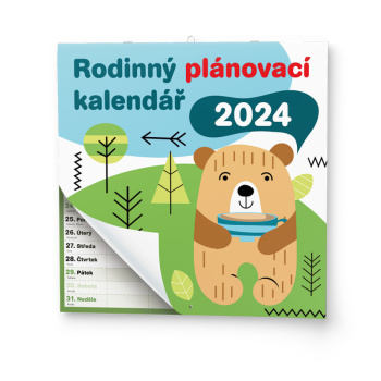 Nástěnný kalendář - Rodinný plánovací kalendář