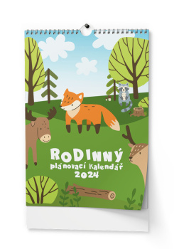 Nástěnný kalendář - Rodinný plánovací kalendář - A3
