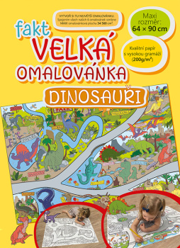 Fakt velká omalovánka - Dinosauři