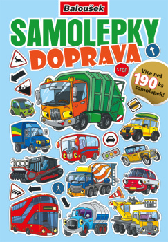 Samolepkový sešit - Doprava