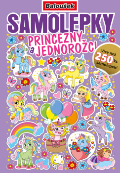 Samolepkový sešit - Princezny a jednorožci