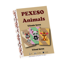 Pexeso  "angličtina pre deti" ANIMALS