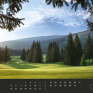 Golfový kalendár Slovensko 2026 – nástenný