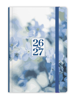 18měsíční týdenní diář - Lungo - B6 - Pomněnka