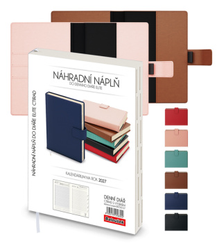 Denní diář - Ctirad s výsekem - A5 - náhradní náplň