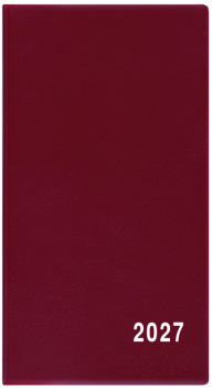 Měsíční diář - Františka - PVC - bordó