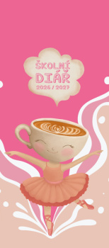 Měsíční diář  - Klára - lamino - Balerína