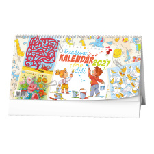 Stolní kalendář - Kreativní kalendář pro děti