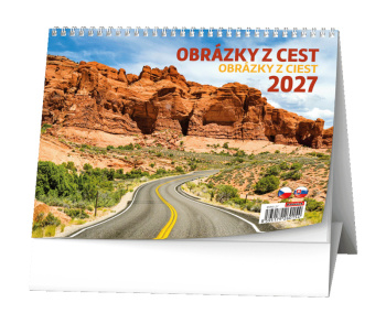 Stolní kalendář - Obrázky z cest