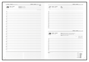 Denní diář - Adam - Vivella - B6 - jasně zelená