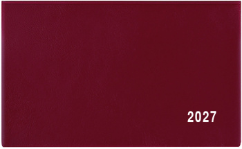 Týdenní diář - Cyril - PVC - bordó