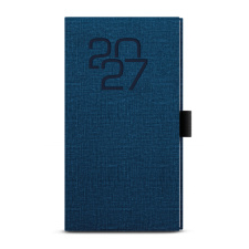 Týdenní diář - Jakub - Fabric - kapesní - modrá