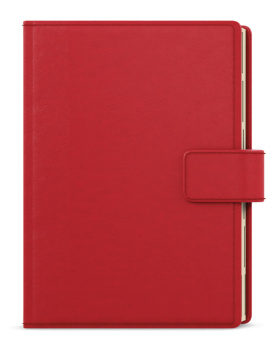 Týdenní diář - Oskar - Elite - A5 - červená