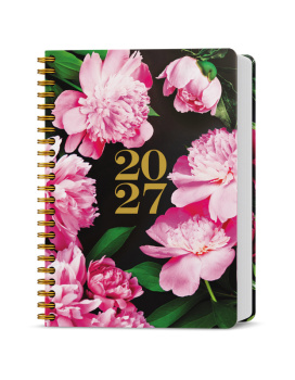 Týdenní diář - Oskar - Twin -  Pivoňky