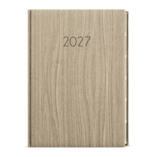 Týdenní diář - Oskar - Wood - A5 - světle hnědá