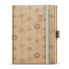 Týdenní diář - Prokop - Vivella extra - B6 - béžová - Hvězda