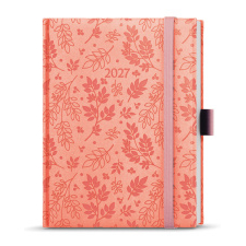 Týdenní diář - Prokop - Vivella extra - B6 - pastelová růžová - Lístek