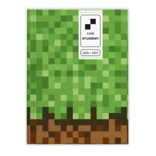 Týdenní diář - Student - V8 - lamino - kapesní - Kostky