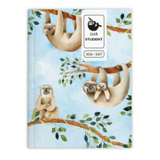 Týdenní diář - Student - V8 - lamino - kapesní - Lenochod